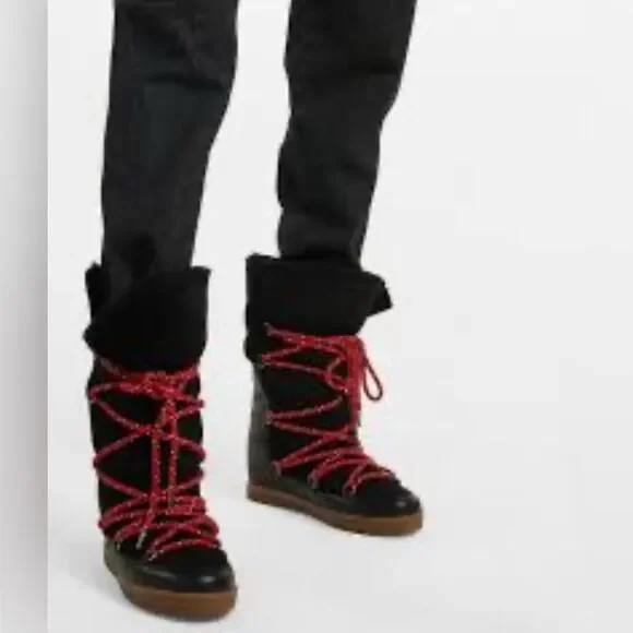 Isabel Marant Nowles tall Sherpa Boots 38/8 - Picture 5 of 16